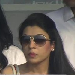 Gautum Gambir's wife Natasha Jain Gambhir supporting KKR at the IPL