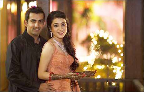 Gautum Gambhir and wife Natasha Jain (Natasha Gambhir) photo