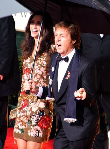 Sir Paul McCartney third marriage to American Nancy Shevell