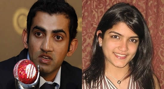 Image of Gautam Gambhir and Fiance Natasha Gambhir Jain