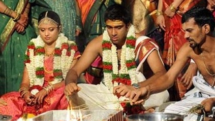 Cricketer R Ashwin Wedding Photo