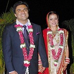 Wedding of Neelam Kothari and Samir Soni