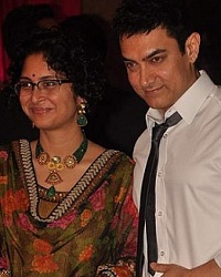 Amir Khan & Kiran Rao attended Ritesh & Genelia's Wedding Reception