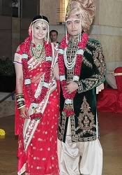 Honey Bhagnani and Dhiraj Deshmukh at their Wedding