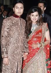 Honey Bhagnani - Dheeraj Deshmukh at their Reception