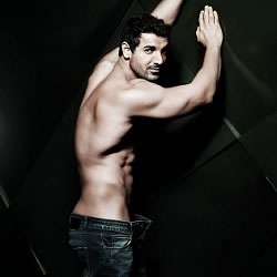 Picture of John Abraham's body