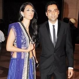 Photo of cousin Abhay Deol, with girlfriend, Preeti Desai, Esha Deol's Sangeet ceremony