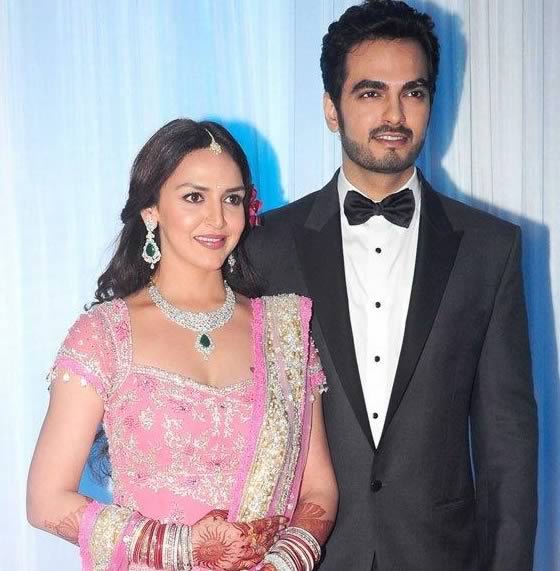 Picture of Isha Deol and Bharat Takhtani at their Wedding Reception