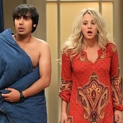 Raj and Penny have a one night stand in Big Bang Theory.