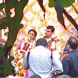 Photo taken as Vidya Balan and Sidharth Kapur's Wedding was going on.