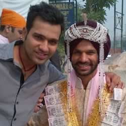 Cricketer Rohit Sharma was part of Shikhar Dhawan's Wedding Procession (Baraat).