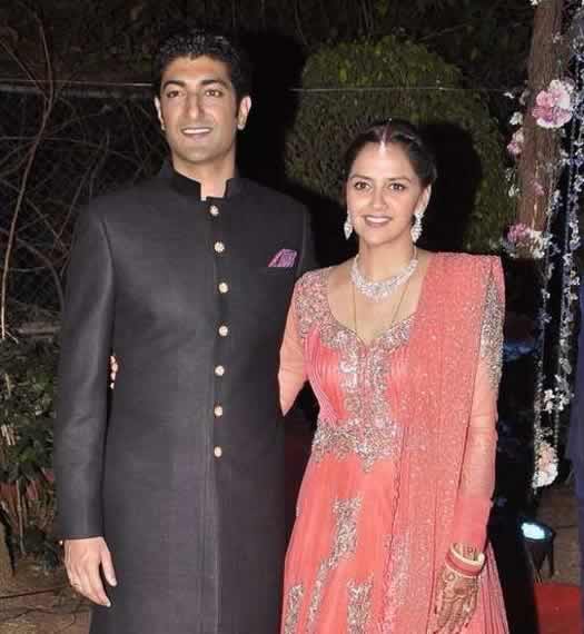 Marriage Picture of Ahana Deol and husband, Vaibhav Vora.