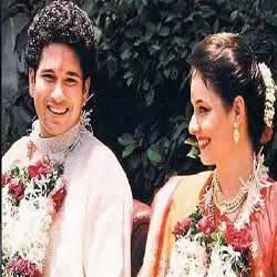 Sachin Tendulkar Marriage Photo and Pic of His Wife