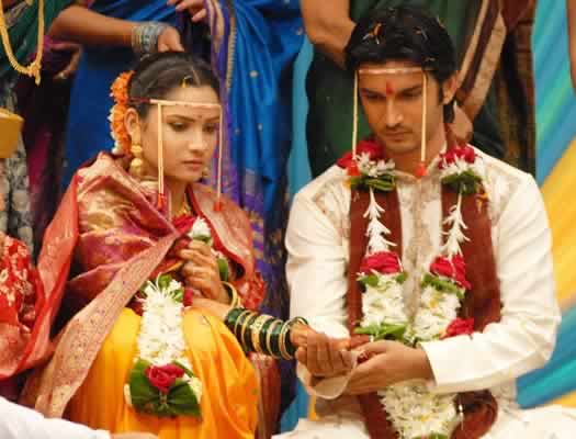 Ankita Lokhande and Sushant Singh Rajput's Marriage Photo on Pavitra Rishta.