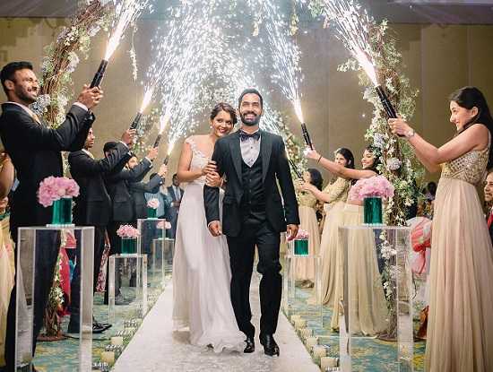Dinesh Karthik and Dipika Pallikal's Christian Wedding Picture