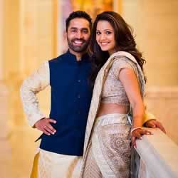 Dipika Pallikal and Dinesh Karthik's Engagement Picture
