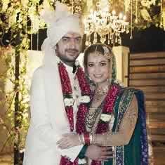 Wedding Photo from Diya Mirza and Sahil Sangha Marriage