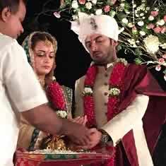 Diya Mirza and Sahil Sangha had an Arya Samaj Marriage